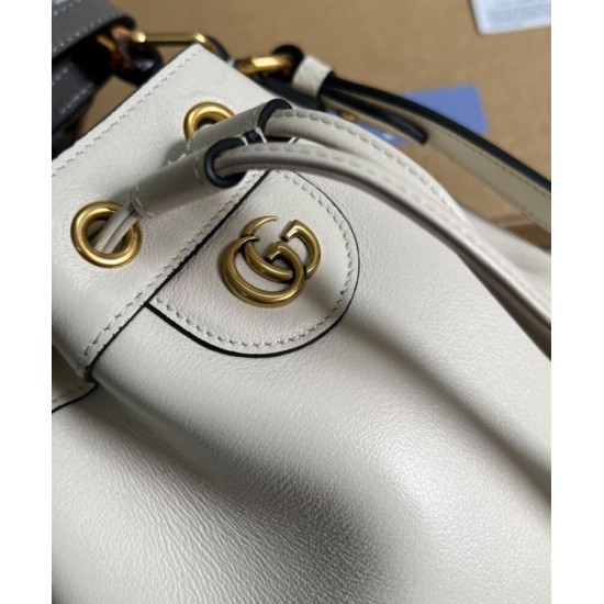 Replica Gucci Diana Mini Bucket Bag 724667 White Replica Gucci Diana Mini Bucket Bag 724667 White