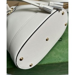 Replica Gucci Diana Mini Bucket Bag 724667 White