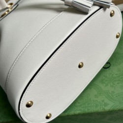 Replica Gucci Diana Mini Bucket Bag 724667 White