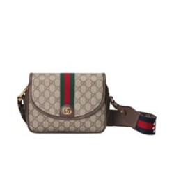 Fake Gucci Ophidia Mini GG Shoulder Bag 722117 Dark Coffee Replica