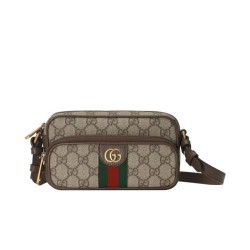 Replica Gucci Ophidia Mini Bag 722557 Dark Coffee