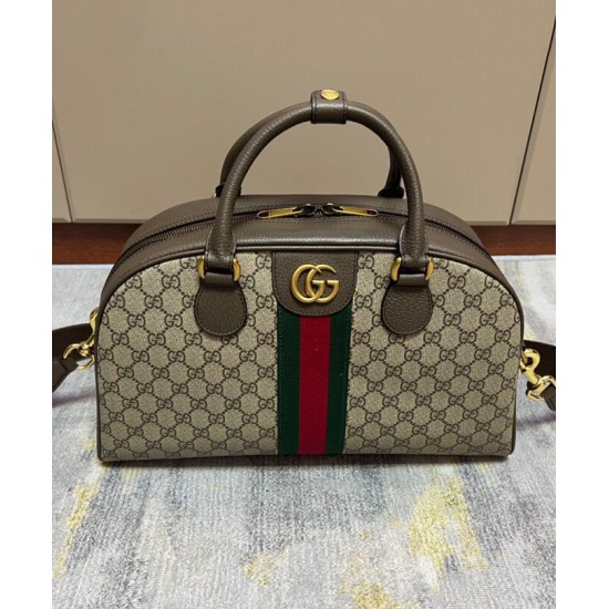 Replica Gucci Savoy Medium Bowling Bag 723309 Dark Coffee Replica Gucci Savoy Medium Bowling Bag 723309 Dark Coffee
