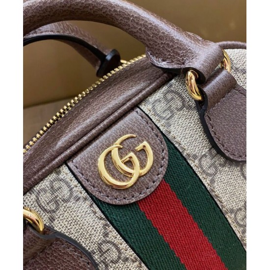 Replica Gucci Ophidia Mini GG Top Handle Bag 724606 Dark Coffee Fake Gucci Ophidia Mini GG Top Handle Bag 724606 Dark Coffee Replica
