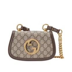 Fake Gucci Blondie Mini Shoulder Bag 724645 Dark Coffee Replica