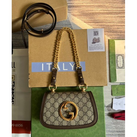 Replica Gucci Blondie Mini Shoulder Bag 724645 Dark Coffee Fake Gucci Blondie Mini Shoulder Bag 724645 Dark Coffee Replica