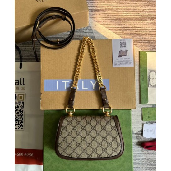 Replica Gucci Blondie Mini Shoulder Bag 724645 Dark Coffee Fake Gucci Blondie Mini Shoulder Bag 724645 Dark Coffee Replica