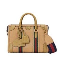 Replica Gucci Small Canvas Top Handle Bag 715772 Coffee
