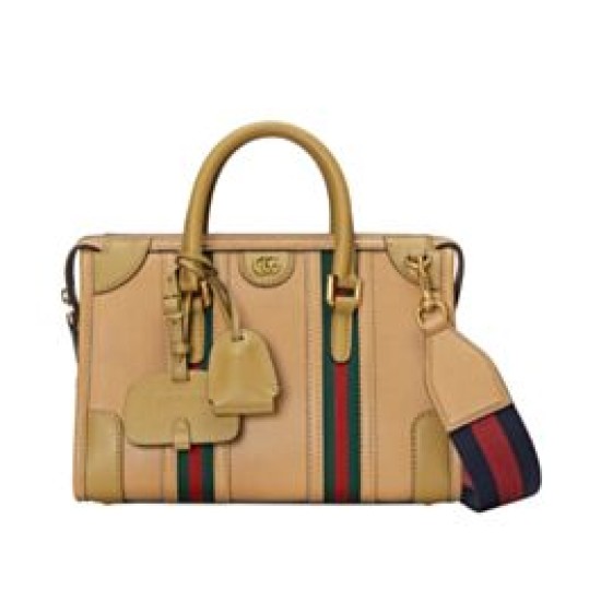 Replica Gucci Small Canvas Top Handle Bag 715772 Coffee Replica Gucci Small Canvas Top Handle Bag 715772 Coffee
