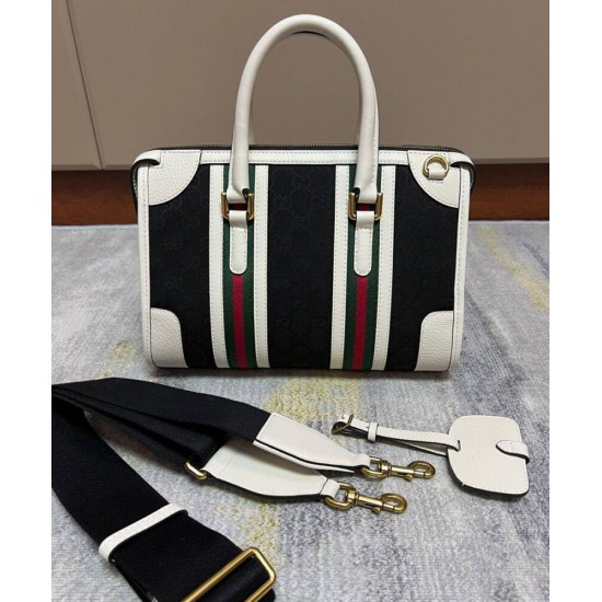 Replica Gucci Small Canvas Top Handle Bag 715772 Cream Replica Gucci Small Canvas Top Handle Bag 715772 Cream