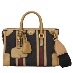 Replica Gucci Small Canvas Top Handle Bag 715772 Brown