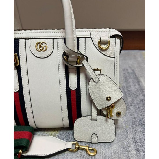 Replica Gucci Small Canvas Top Handle Bag 715772 White Replica Gucci Small Canvas Top Handle Bag 715772 White