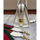 Replica Gucci Small Canvas Top Handle Bag 715772 White Replica Gucci Small Canvas Top Handle Bag 715772 White