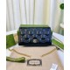 Replica Gucci GG Matelasse Chain Wallet 723787 Black Fake Gucci GG Matelasse Chain Wallet 723787 Black Replica