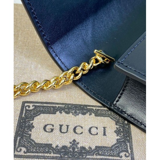 Replica Gucci GG Matelasse Chain Wallet 723787 Black Fake Gucci GG Matelasse Chain Wallet 723787 Black Replica