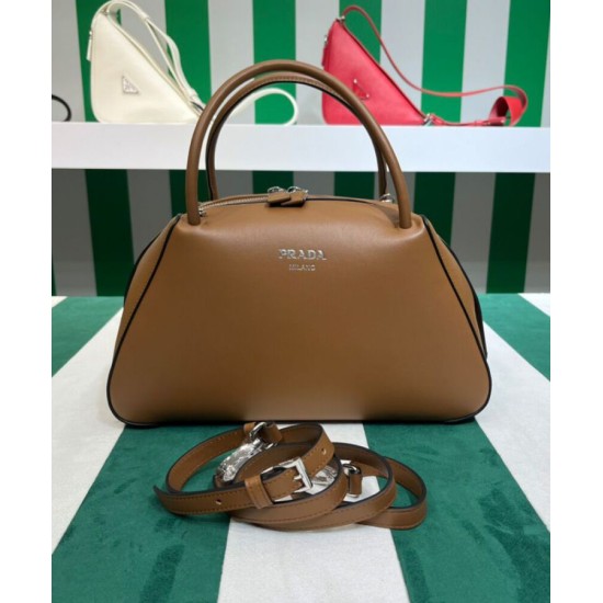 Replica Prada Medium Leather Prada Supernova Handbag 1BA365 Coffee Replica Prada Medium Leather Prada Supernova Handbag 1BA365 Coffee