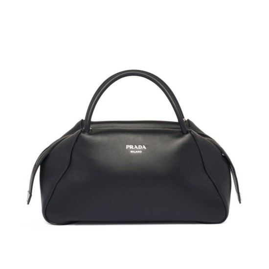 Replica Prada Medium Leather Prada Supernova Handbag 1BA365 Black Replica Prada Medium Leather Prada Supernova Handbag 1BA365 Black