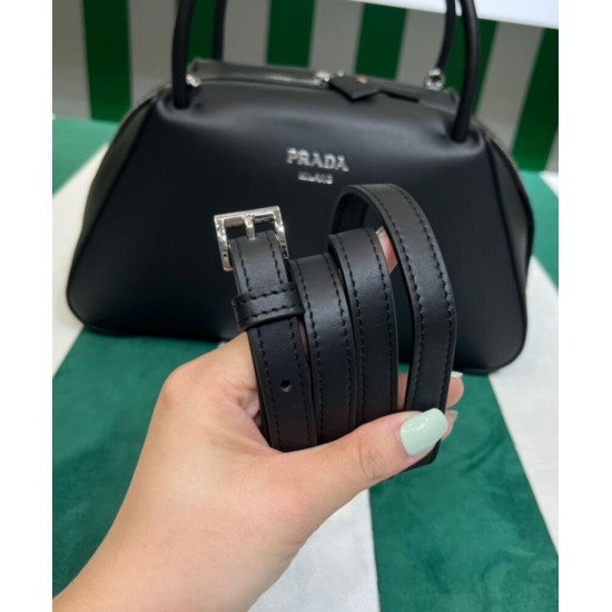 Replica Prada Medium Leather Prada Supernova Handbag 1BA365 Black Replica Prada Medium Leather Prada Supernova Handbag 1BA365 Black