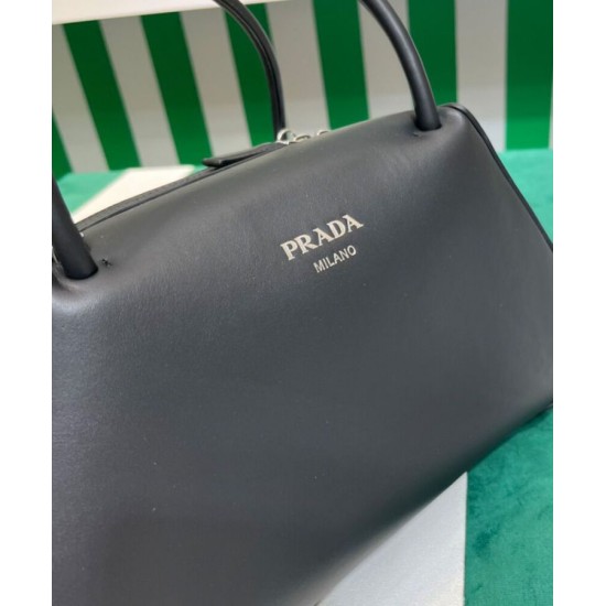 Replica Prada Medium Leather Prada Supernova Handbag 1BA365 Black Replica Prada Medium Leather Prada Supernova Handbag 1BA365 Black