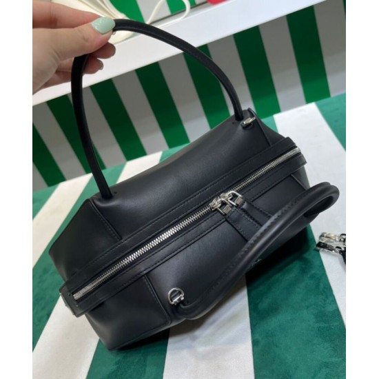 Replica Prada Medium Leather Prada Supernova Handbag 1BA365 Black Replica Prada Medium Leather Prada Supernova Handbag 1BA365 Black
