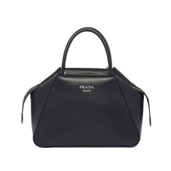 Fake Prada Small Leather Prada Supernova Handbag 1BA366 Black Replica Replica Prada Small Leather Prada Supernova Handbag 1BA366 Black