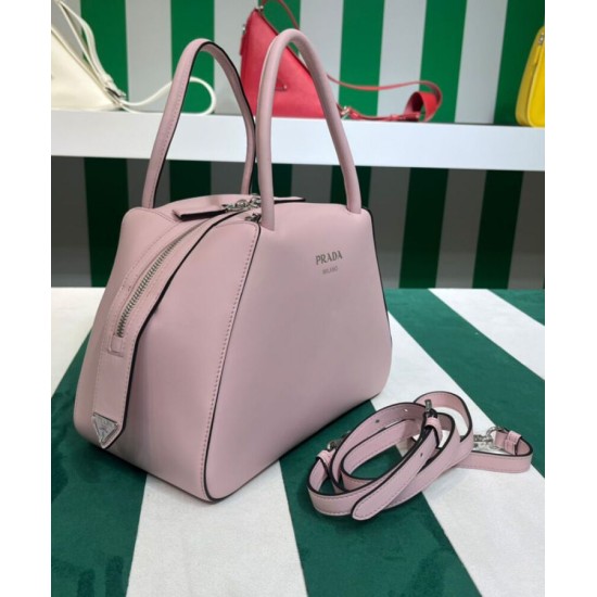 Replica Prada Small Leather Prada Supernova Handbag 1BA366 Pink Fake Prada Small Leather Prada Supernova Handbag 1BA366 Pink Replica