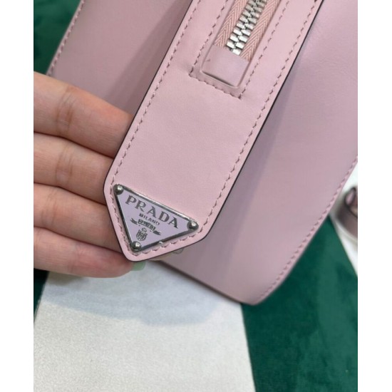 Replica Prada Small Leather Prada Supernova Handbag 1BA366 Pink Fake Prada Small Leather Prada Supernova Handbag 1BA366 Pink Replica