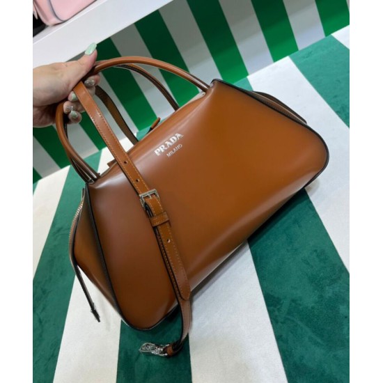 Replica Prada Medium Brushed Leather Prada Supernova Handbag 1BA365 Coffee Replica Prada Medium Brushed Leather Prada Supernova Handbag 1BA365 Coffee