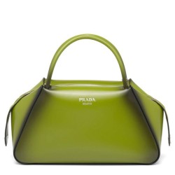 Replica Prada Medium Brushed Leather Prada Supernova Handbag 1BA365 Green