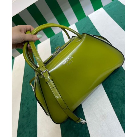 Replica Prada Medium Brushed Leather Prada Supernova Handbag 1BA365 Green Replica Prada Medium Brushed Leather Prada Supernova Handbag 1BA365 Green