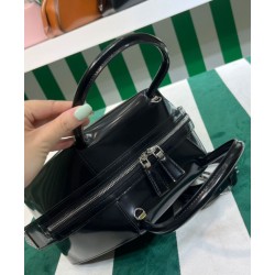 Fake Prada Small Brushed Leather Prada Supernova Handbag 1BA366 Black Replica Replica Prada Small Brushed Leather Prada Supernova Handbag 1BA366 Black