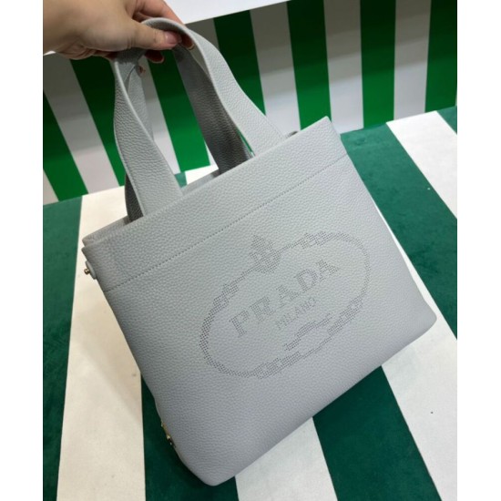 Fake Prada Medium Leather Tote Bag 1BG384 Gray Replica Replica Prada Medium Leather Tote Bag 1BG384 Gray