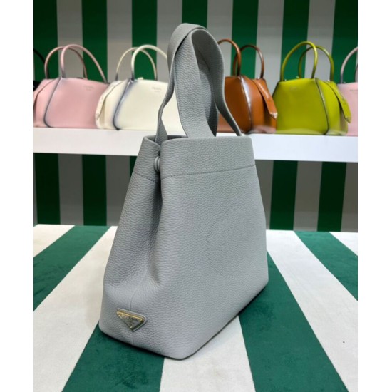 Fake Prada Medium Leather Tote Bag 1BG384 Gray Replica Replica Prada Medium Leather Tote Bag 1BG384 Gray