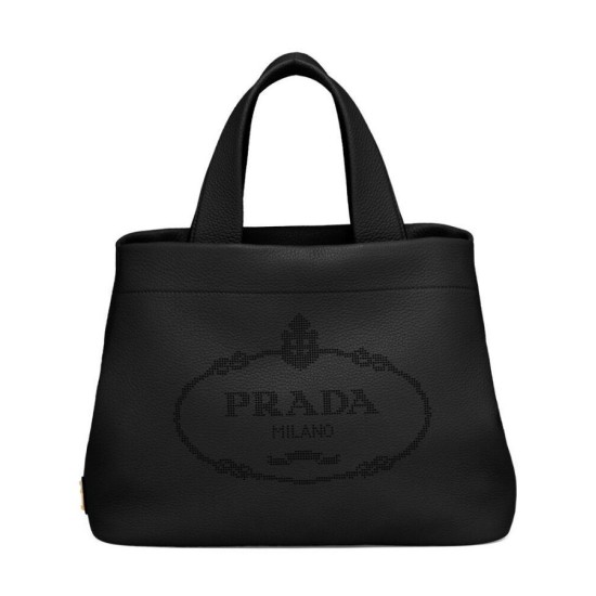 Fake Prada Medium Leather Tote Bag 1BG384 Black Replica Replica Prada Medium Leather Tote Bag 1BG384 Black