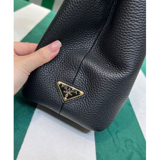 Fake Prada Medium Leather Tote Bag 1BG384 Black Replica Replica Prada Medium Leather Tote Bag 1BG384 Black