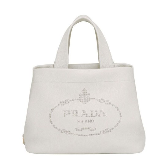 Replica Prada Medium Leather Tote Bag 1BG384 Cream Replica Prada Medium Leather Tote Bag 1BG384 Cream