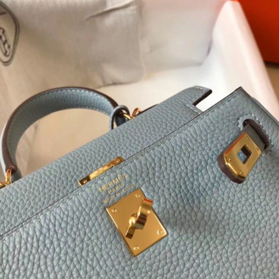 Fake Hermes Mini Kelly 20cm Bag Blue Replica Fake Hermes Mini Kelly 20cm Bag Blue Replica