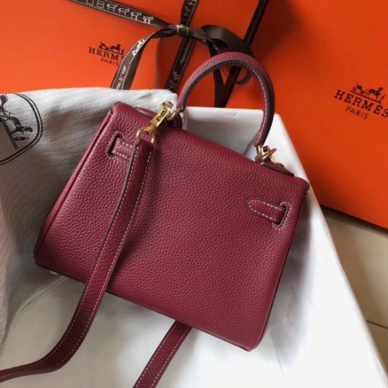 Fake Hermes Mini Kelly 20cm Bag Bordeaux Replica Replica Hermes Mini Kelly 20cm Bag Bordeaux