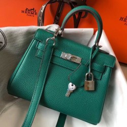 Replica Hermes Mini Kelly 20cm Bag Malachite