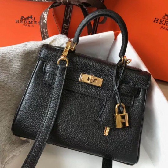 Fake Hermes Mini Kelly 20cm Bag Black Replica Replica Hermes Mini Kelly 20cm Bag Black
