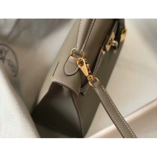 Fake Hermes Kelly 25cm Sellier Bag Epsom Leather Gris Replica Replica Hermes Kelly 25cm Sellier Bag Epsom Leather Gris
