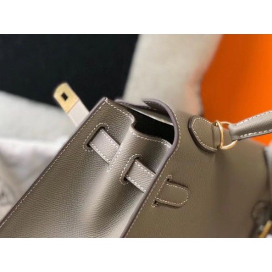 Fake Hermes Kelly 25cm Sellier Bag Epsom Leather Gris Replica Replica Hermes Kelly 25cm Sellier Bag Epsom Leather Gris
