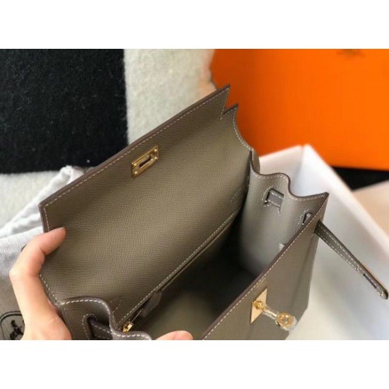 Fake Hermes Kelly 25cm Sellier Bag Epsom Leather Gris Replica Replica Hermes Kelly 25cm Sellier Bag Epsom Leather Gris