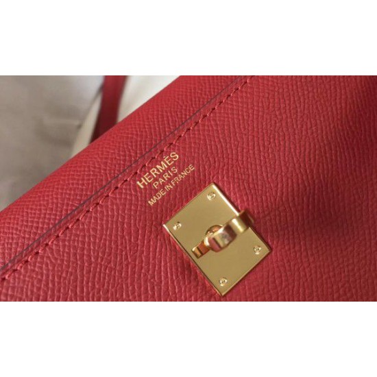 Replica Hermes Kelly 25cm Sellier Bag Epsom Leather Red Fake Hermes Kelly 25cm Sellier Bag Epsom Leather Red Replica