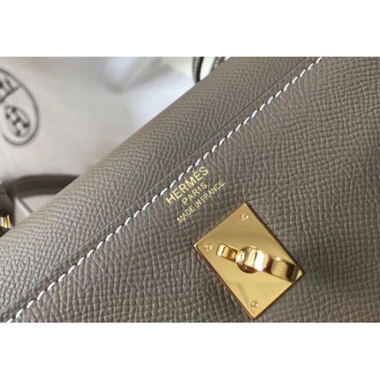 Replica Hermes Kelly 25cm Sellier Bag Epsom Leather Taupe Replica Hermes Kelly 25cm Sellier Bag Epsom Leather Taupe
