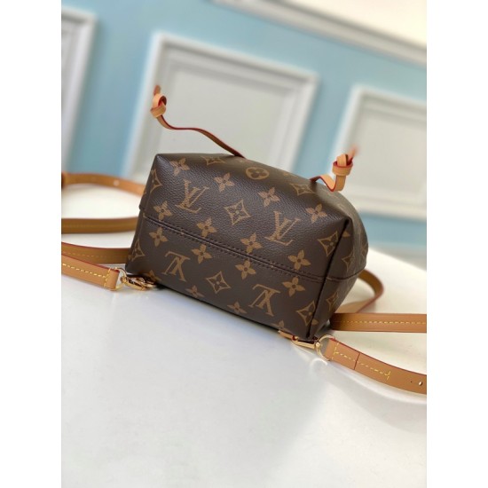 Fake Louis Vuitton Montsouris BB Backpack In Monogram Canvas M45502 Replica Replica Louis Vuitton Montsouris BB Backpack In Monogram Canvas M45502