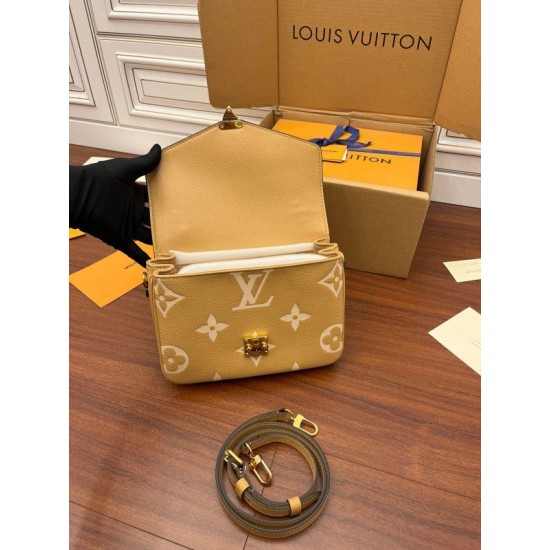 Replica Louis Vuitton Pochette Metis Bag In Monogram Empreinte Leather M45809 Replica Louis Vuitton Pochette Metis Bag In Monogram Empreinte Leather M45809