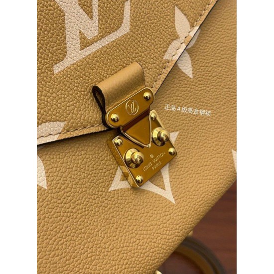 Replica Louis Vuitton Pochette Metis Bag In Monogram Empreinte Leather M45809 Replica Louis Vuitton Pochette Metis Bag In Monogram Empreinte Leather M45809