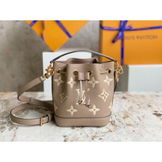 Replica Louis Vuitton Nano Noe Bag In Monogram Empreinte Leather M46291 Fake Louis Vuitton Nano Noe Bag In Monogram Empreinte Leather M46291 Replica
