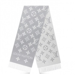 Replica Louis Vuitton LV Essential Scarf In Grey Wool M77727