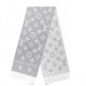 Replica Louis Vuitton LV Essential Scarf In Grey Wool M77727 Replica Louis Vuitton LV Essential Scarf In Grey Wool M77727